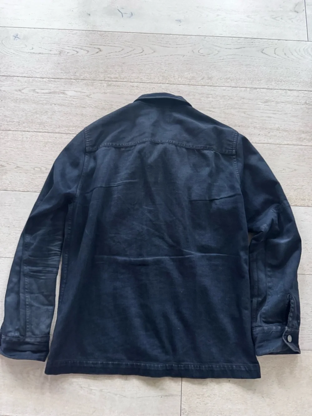 Buck Mason washed Denim two pocket Field Shirt M black - Picture 7 of 11
